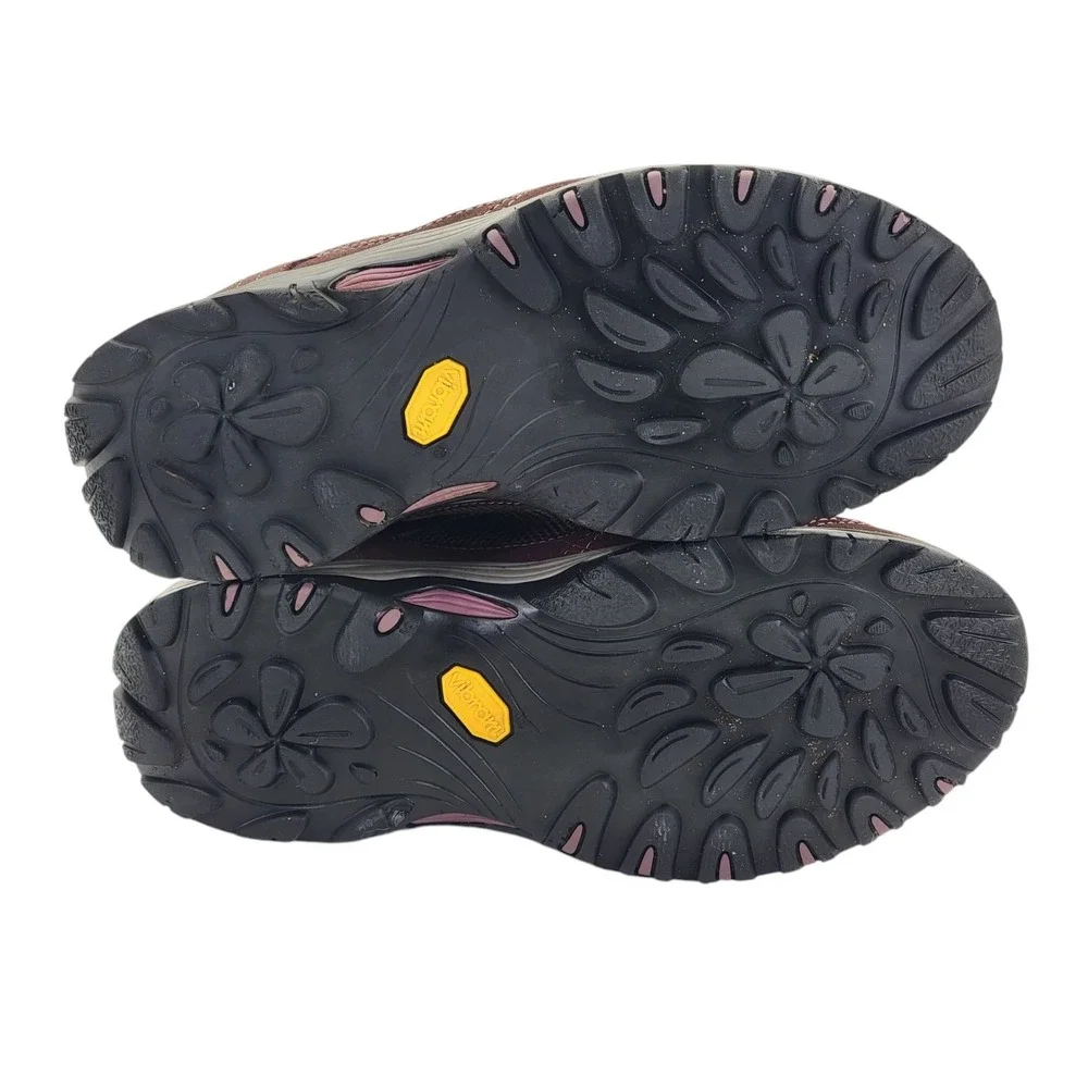 Garmont Amica Women's Brown Suede Mesh Trail Hiking Shoes Vibram‎ Soles US 8.5